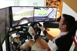 Romain Dumas at the wheel of his cockpit JCL V3 Dynamic Fury, once the installation is complete