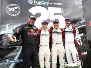 1ère place sur le podium en Fun Cup pour Cédric et son équipe