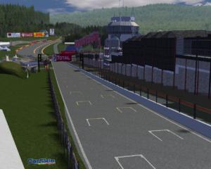 La descente vers Eau Rouge     